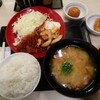 Katsuya - ホル玉とロースカツの合い盛り定食、チーズコロッケ、カニクリームコロッケ