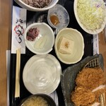 まるかつ - ロース&ヒレカツ定食