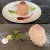 ノームカフェ - 桜香るモンブラン、イタリア栗のモンブラン♡