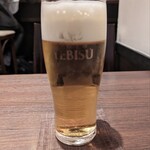 酒と味噌煮込み 味噌煮込罠 - 生ビール　650円