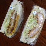 マルオトキッチン - カツサンド＆えびカツサンド