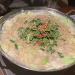 Sadakuni - 牛もつ鍋白味噌 ニンニクが(^^)