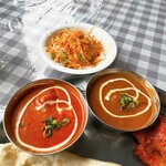 인도 레스토랑&바 하베리 키친 - 양고기와 버터 치킨, 세트 샐러드