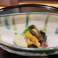 京都祇園 八坂圓堂 大丸東京店 - 平貝と蛍イカの酢味噌和え