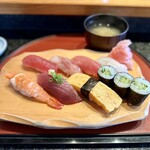 しほう田 - にぎり鮨ランチ…¥1,300円(税込)