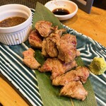 隠れ居坂屋 魚たつ - 牛中落ちステーキ