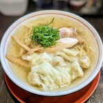 まるふじ食堂 - ワンタン麺(塩)