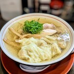 まるふじ食堂 - ワンタン麺(塩)