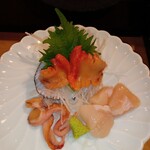 寿司割烹隼人 - 赤貝ホタテ