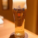 Teppan Dainingu Oribe - シメの生ビール