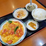 Shunkouen - ランチ 定食 卵とトマトの炒め