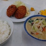旭東洋 - メンチカツ豚汁変更(910円)