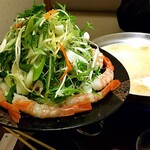 旬魚と個室 和食りん  - 赤えびの白味噌しゃぶしゃぶ鍋