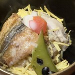 赤坂 鮨大谷 - 蛤とハタハタの蒸し鮨