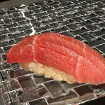 赤坂 鮨大谷 - 塩釜の中トロ