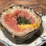 赤坂 鮨大谷 - ネギトロ雲丹ぶどう揚げ