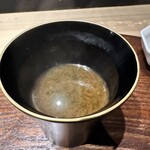 赤坂 鮨大谷 - お椀　アオサの味噌汁