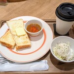 カレーハウス リオ - トーストセット 500円