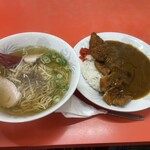 点勝園 - カツカレーセット(1000円)