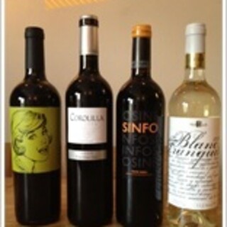 こだわりのお料理にはこだわりのスペインワインで。