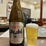 四川 郷土菜 シャンバァロウ - アサヒスーパードライ(中びん) 700円