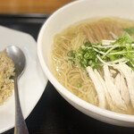 好麺 - ラーメン炒飯セット1050円