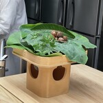 赤坂おぎ乃 - 蓮の葉の器