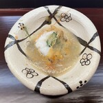 赤坂おぎ乃 - 白甘鯛と冬瓜 焼き松茸を添えて お出汁の餡