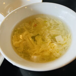 鉄龙山 - チャーハンに付いてくるスープ。