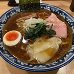 自家製麺 ロビンソン - 中華そば(大盛／平打ち麵) 1,350円