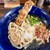 釜あげ饂飩 楽 - 料理写真:温ちく天ぶっかけ定食（ちらし寿司）