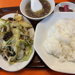 南京飯店 - 野菜炒めセット
