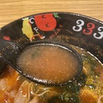 333 - トマトラーメンと言えども流石にスープには少しは脂入ってますね