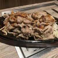 焼肉&手打ち冷麺 二郎 KANAYAMA - A5焼肉定食_肉大盛り　の、焼肉