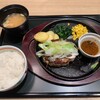 デニーズ - 和風ハンバーグ、ご飯、味噌汁