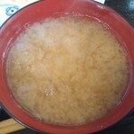 居酒屋 姫咲丸 - 味噌汁（具はホタテの稚貝）