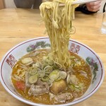 らーめん道場 羅漢 - もつ煮味噌ラーメン