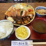 松の家 - チキンカツ定食¥1,100
