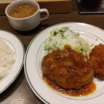 Kicchin Jiro Ando Horoyoi Jiro - ハンバーグ&クリームコロッケ  1200円