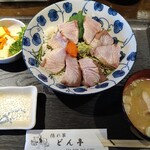 隠れ家 どん亭 - 炙りブリ丼