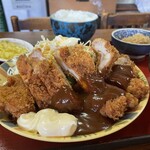 松の家 - チキンカツ定食¥1,100