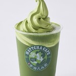 Maccha Kafe Ujikyuu Bee - 抹茶アイスフロートMatcha ice cream on Matcha Latte