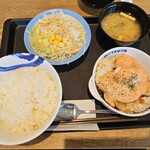Matsuya - たっぷり明太タルタルチキン定食　890円