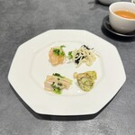 Ginza Asuta - 前菜盛り合わせ