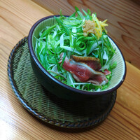 九条葱と鴨だしそば