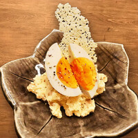 煮鴨といぶりがっこのポテトサラダ