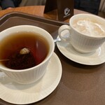 カフェ・ド・クリエ - 紅茶　カフェラテ