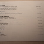 カフェ - ドリンクメニュー