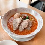 中華四川料理 飛鳥 - 担々麺。辛さは5段階ある