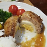 キッチン ブルー グローブ - クオークへカット